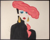 JULIE A. SIGNED POP ART ACRYLI