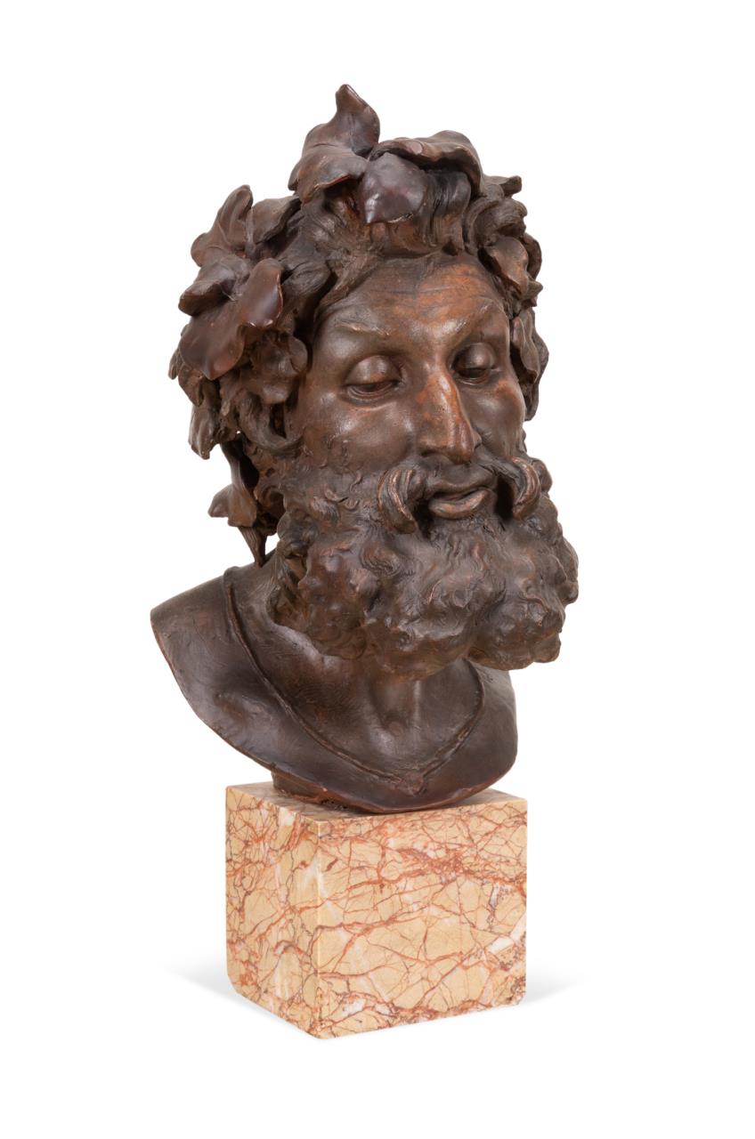 JULIEN DILLENS, TERRACOTTA BUST