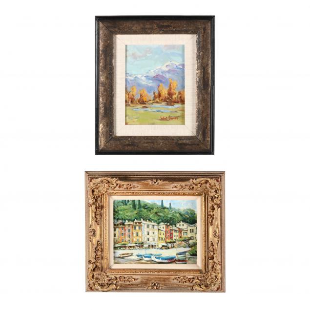 JULIET BARRUS (NC), LANDSCAPES (TWO
