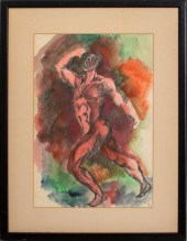 JULIO CHICO 'NUDE MAN' INK & W