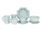 JULISKA BLUE-GLAZED CERAMIC SE