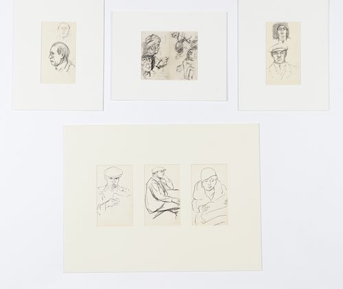 JULIUS BLOCH (1888-1966) 6 PORTRAIT