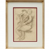 JULIUS BLOCH, PENCIL DRAWING J