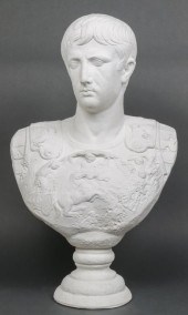 JULIUS CAESAR PLASTER BUST SCU