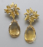 Julius Cohen 18K diamond and c