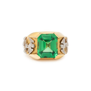JULIUS COHEN, BICOLOR GOLD AND