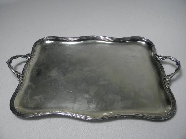 Julius Herz German .800 silver tray