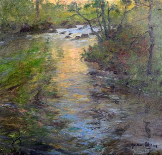 Julius Olsson (1864-1942) oil on