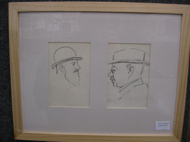 Julius T. Bloch pencil drawings