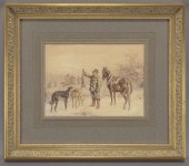 Juliusz von Kossak watercolor