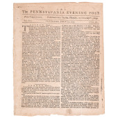 JULY 19, 1777 REV. WAR NEWSPAP