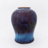 JUN WARE MOTTLED PURPLE TO BLU