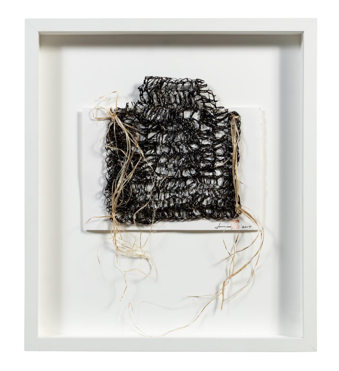 JUNCO POLLACK MIXED MEDIA TEXTILE