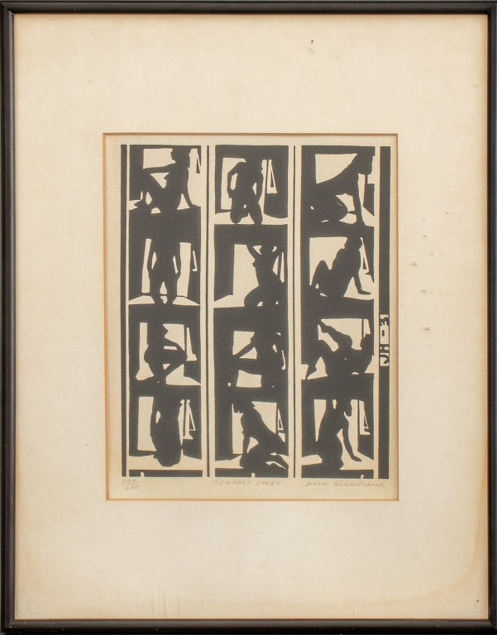 JUNE HILDEBRAND "CONTACT SHEET"