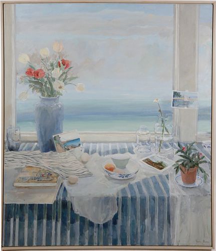 JUNE OWEN ACRYLIC ON LINEN,