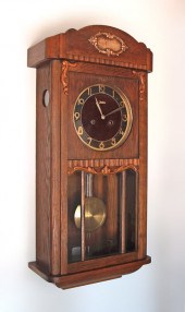 JUNGHANS ART DECO WALL CLOCK: