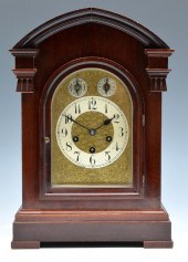 JUNGHANS BRACKET CLOCK, 17" TA