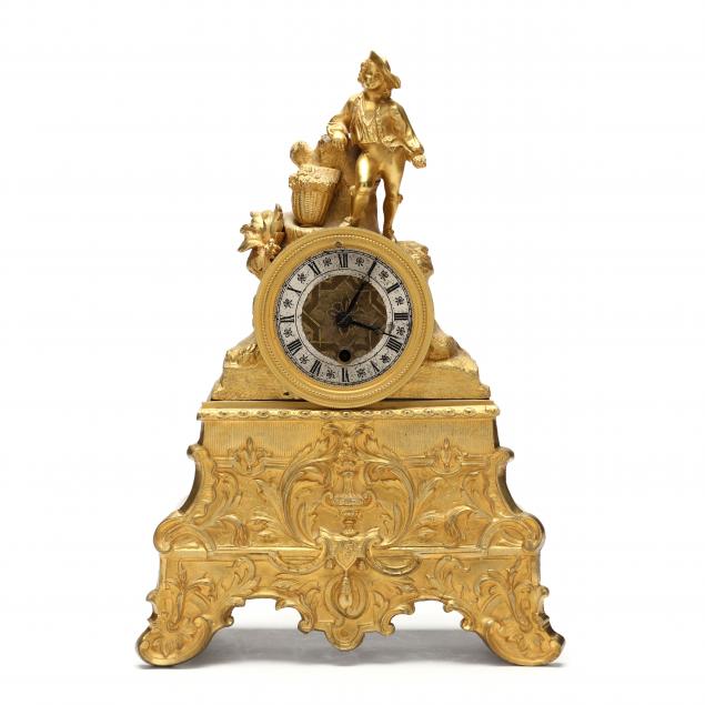 JUNGHANS, GERMAN GILT BRONZE