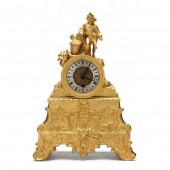 JUNGHANS, GERMAN GILT BRONZE F
