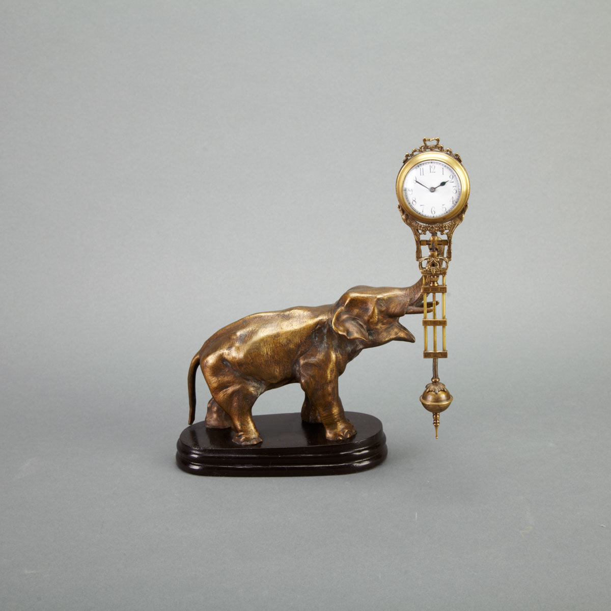 Junghans Gilt Metal Novelty Clock