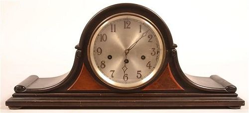 JUNGHANS MAHOGANY CASE MANTEL