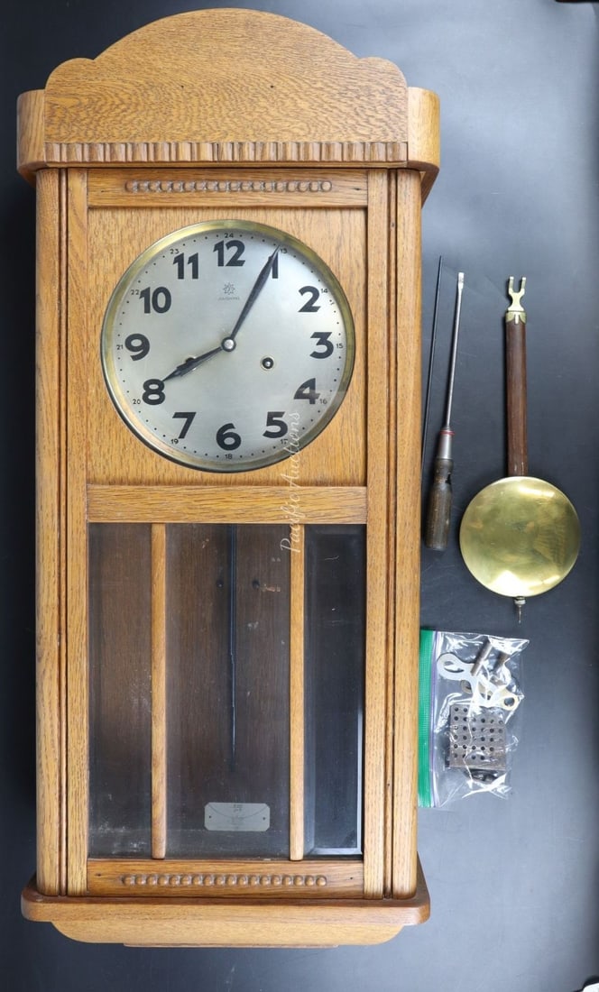 JUNGHANS WALL CLOCK, GERMANY,