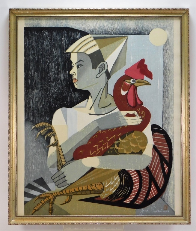 JUNICHIRO SEKINO BOY AND ROOSTER