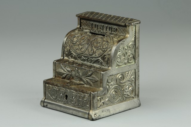 JUNIOR CASH REGISTER STILL BANK J&E