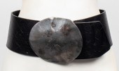 JUST CAVALLI WIDE LEATHER BELT