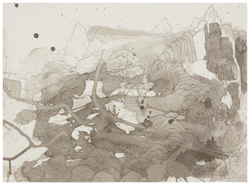 JUSTIN MOORE (B. 1972), "OVER