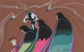 JUSTIN TSO (B. 1948, DINE), "T
