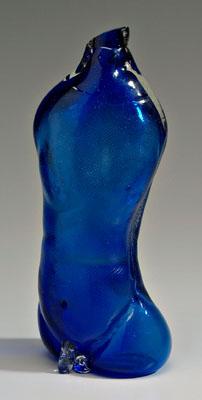 Juteau French art glass figure,