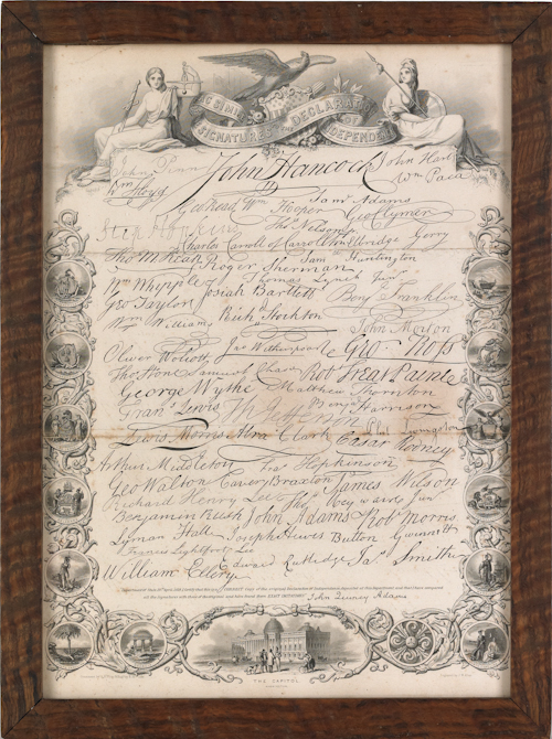 J.W. Allen print Facsimile of the