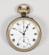 J.W. BENSON OPEN FACED CHRONOG
