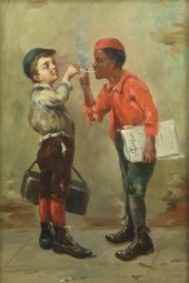 J.W. BROWN NEWSPAPER BOYS GENR