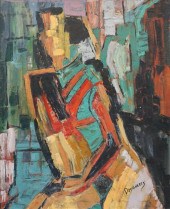 K. DOUGHERTY, ABSTRACT FIGURE,