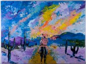 K. DZHAFFAROV OIL ON CANVAS WE