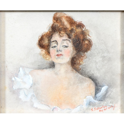 K Fullerton (1903) - Head of a
