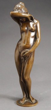 K. KIFER, STANDING FEMALE NUDE