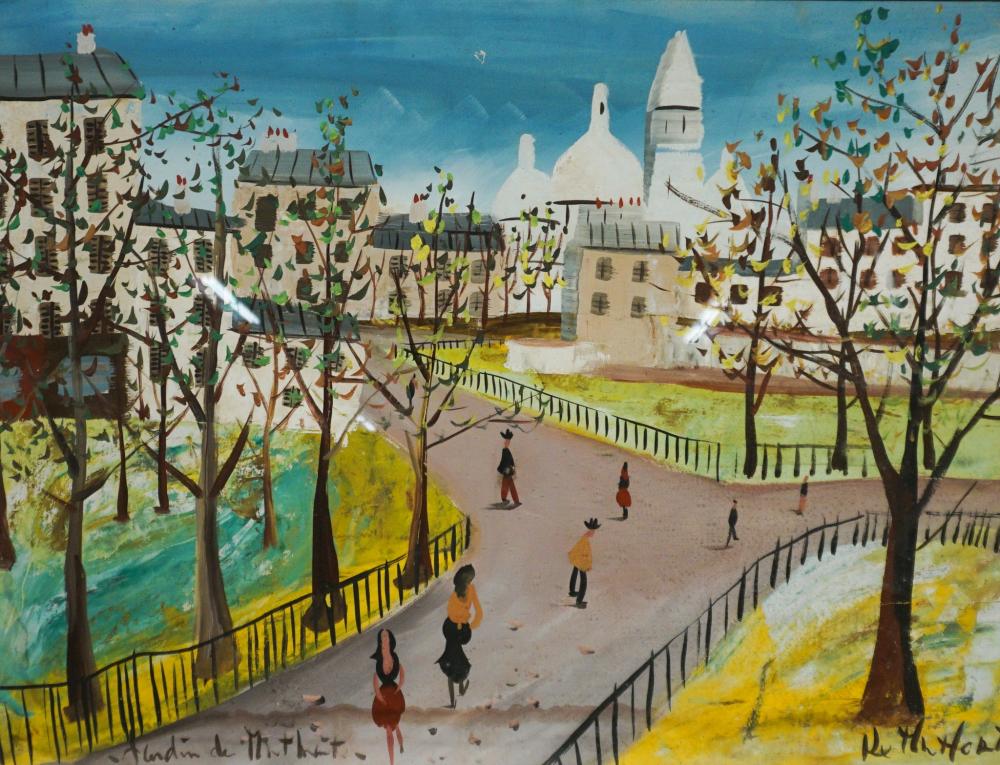 K. THOCT(?), STREET SCENE IN