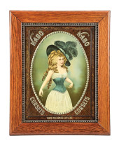 KABO CORSETS SIGN W/ YOUNG LAD
