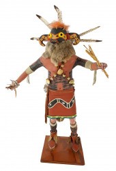 KACHINA DOLLpainted wood and m