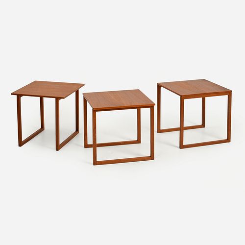 KAI KRISTIANSEN TEAK NESTING TABLES