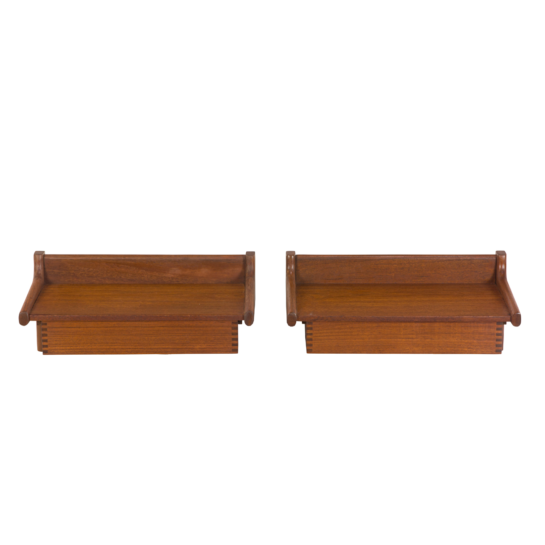 KAI KRISTIANSEN, WALL SHELVES, PAIR