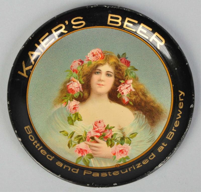 Kaier's Beer Tip Tray.  Circa 1905.