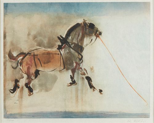 KAIKO MOTI "HORSE WITH ORANGE