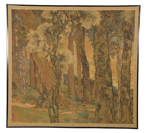 KAKUYU SHODA (1879 - 1947), TWO