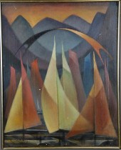 Kalman Czimbalmos Oil Painting