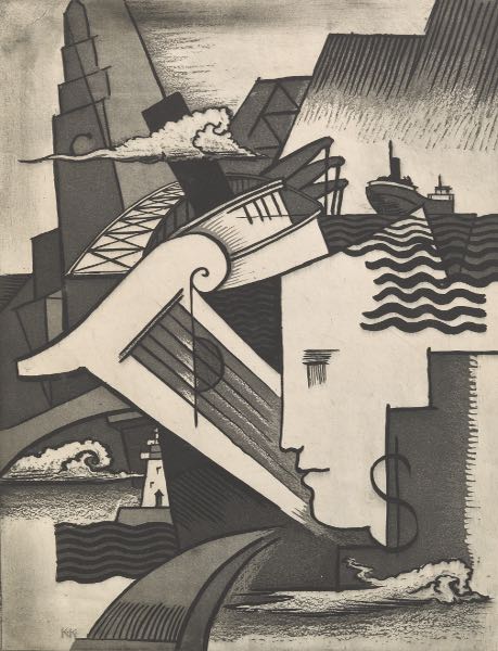 KALMAN KUBINYI (AMERICAN, 1906 -