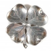 KALO SHOP BROOCH, FOUR LEAF CL
